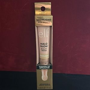 Elf Halo Glow beauty wand highlight in Rose Quartz